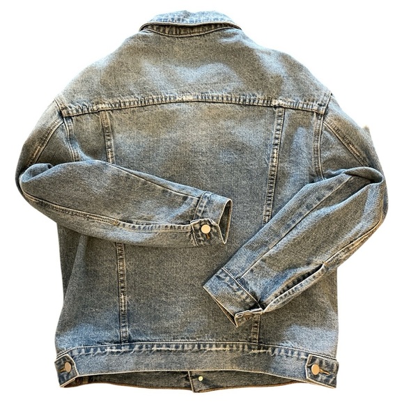 MM & Co. Deconstructed Denim Jacket Size Small - Picture 4 of 7